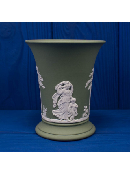 Ваза-стакан Wedgwood зелёный Jasper
