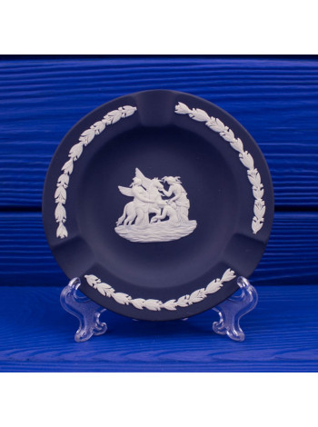 Пепельница Wedgwood тёмно-синий Jasper