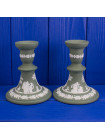 Подсвечники Wedgwood зелёный Jasper