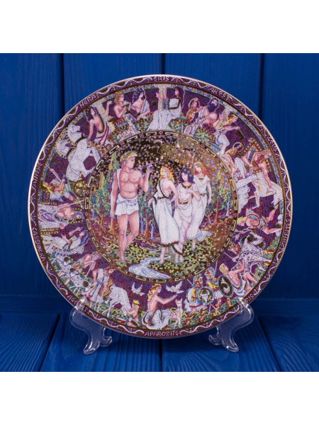 Тарелка Royal Worcester "JUDGEMENT OF PARIS" серии "Greek Greece Legend"