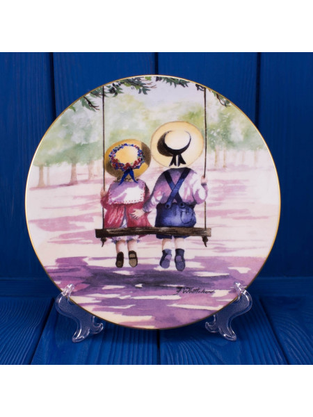 Тарелка Royal Worcester № 143 "The Swing" серия ONE GLORIOUS SUMMER