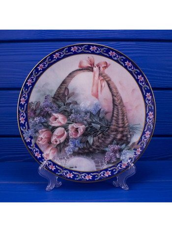 Тарелка W.S.GEORGE 17182 E "Tulips and Lilacs"