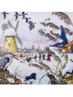 Тарелка Wedgwood № 9611B Skating on the Fen