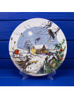 Тарелка Wedgwood 1966A Arrival of the Carol Singers с сертификатом