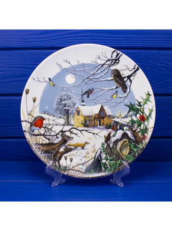 Тарелка Wedgwood 1966A Arrival of the Carol Singers с сертификатом