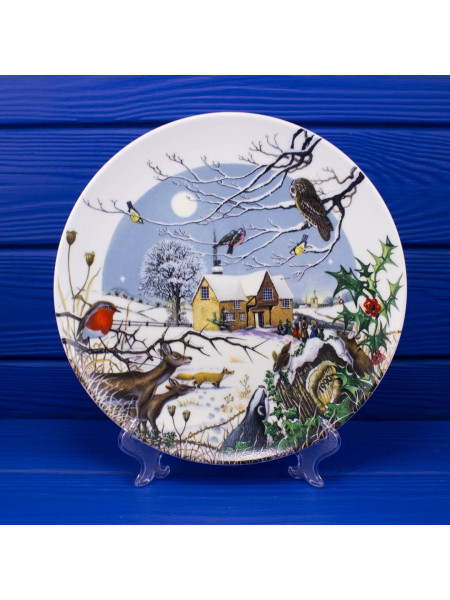 Тарелка Wedgwood 1966A Arrival of the Carol Singers с сертификатом