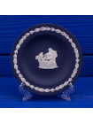 Тарелка Wedgwood тёмно-синий Jasper #2