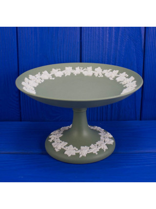 Чаша Wedgwood на ножке зелёный Jasper