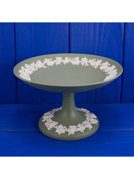 Чаша Wedgwood на ножке зелёный Jasper