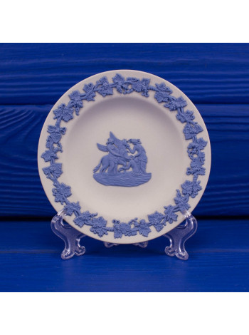 Тарелка Wedgwood бело-голубой Jasper