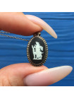 Подвеска Wedgwood чёрный Jasper в серебре
