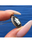 Подвеска Wedgwood чёрный Jasper в серебре