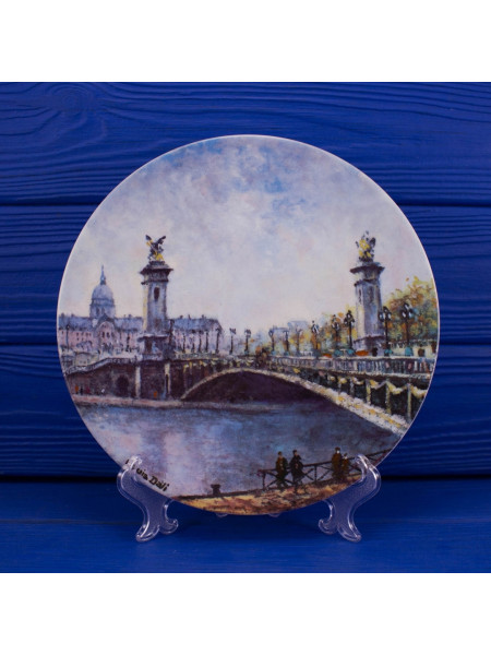 Тарелка LIMOGES №BE 051 "LE PONT ALEXANDRE III"