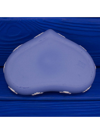 Шкатулка Wedgwood в форме сердца голубой Jasper