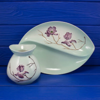 Менажница и ваза Carlton Ware MAGNOLIA