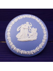 Шкатулка Wedgwood ребристая малая голубой Jasper