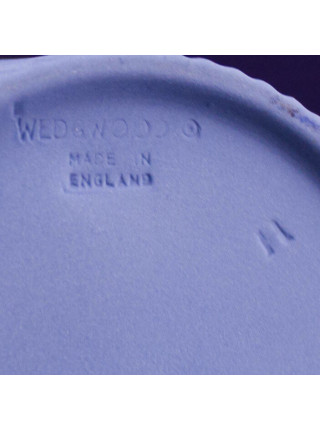 Шкатулка Wedgwood ребристая малая голубой Jasper