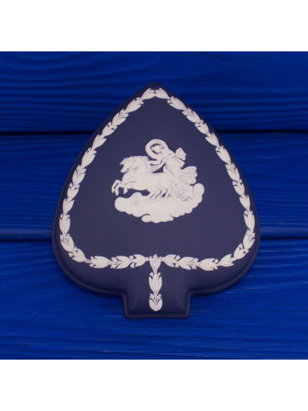 Шкатулка Wedgwood Пики тёмно-синий Jasper