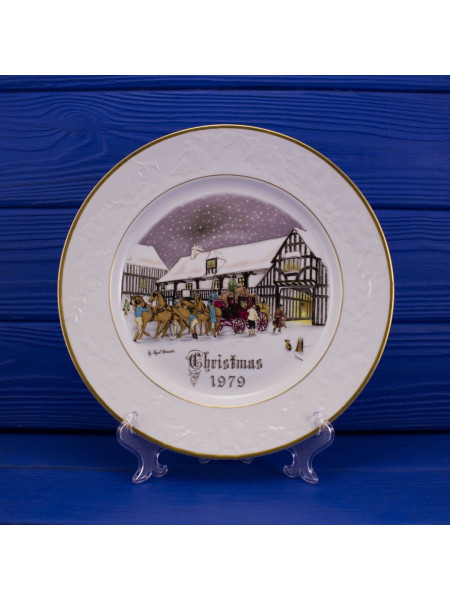 Тарелка Royal Worcester "Christmas Eve", Рождество 1979 года