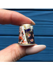 Полная коллекция из 15 наперстков Royal Crown Derby на оригинальной подставке с подушечкой для иголок