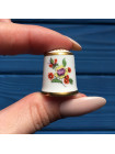 Полная коллекция из 15 наперстков Royal Crown Derby на оригинальной подставке с подушечкой для иголок