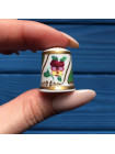 Полная коллекция из 15 наперстков Royal Crown Derby на оригинальной подставке с подушечкой для иголок