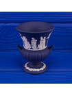 Ваза Wedgwood тёмно-синий Jasper 1973 года