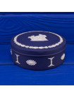 Шкатулка Wedgwood тёмно-синий Jasper 1973 года