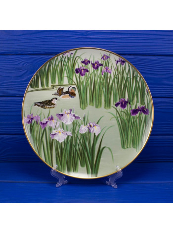 Тарелка FRANKLIN PORCELAIN The Mandarin Duck and the Iris (Утка и Ирисы)