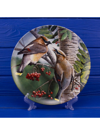 Тарелка KNOWLES, Edvin M. 12876 C "The Cedar Waxwing"