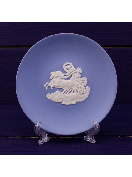 Блюдце WEDGWOOD круглое голубое