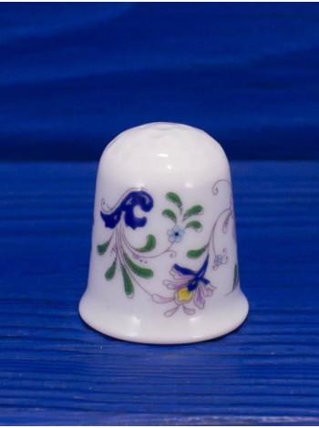 Coalport наперсток Pageant винтажный, коллекционный, фарфоровый, Thimble Collectors Club