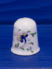 Coalport наперсток Pageant винтажный, коллекционный, фарфоровый, Thimble Collectors Club