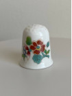 Coalport наперсток Ming Rose винтажный, коллекционный, фарфоровый, Thimble Collectors Club