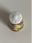 Rockingham Pottery наперсток Floral Fantasy I винтажный, коллекционный, фарфоровый, Thimble Collectors Club