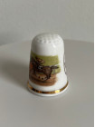 Shires наперсток Sport of Kings, винтажный, коллекционный, фарфоровый, Thimble Collectors Club