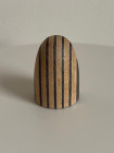 Винтажный коллекционный наперсток из дерева Striped Wood - «Полосатый» наперсток. The Thimble Guild, Июнь 1989 года