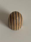 Винтажный коллекционный наперсток из дерева Striped Wood - «Полосатый» наперсток. The Thimble Guild, Июнь 1989 года