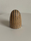 Винтажный коллекционный наперсток из дерева Striped Wood - «Полосатый» наперсток. The Thimble Guild, Июнь 1989 года