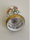 Franklin Porcelain наперсток Lilium tigrinum, Лилия тигровая, винтажный, коллекционный, фарфоровый