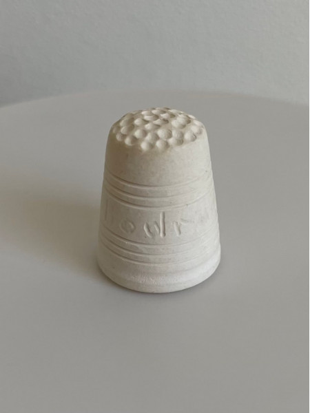 Резной наперсток из Турции Meerschaum - "Морская пена" из сепиолита