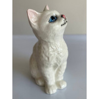 Фигурка белой кошечки (статуэтка котика) от Beswick