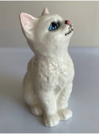 Фигурка белой кошечки (статуэтка котика) от Beswick