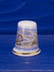 Wedgwood наперсток Otters, винтажный, коллекционный, Thimble Collectors Club