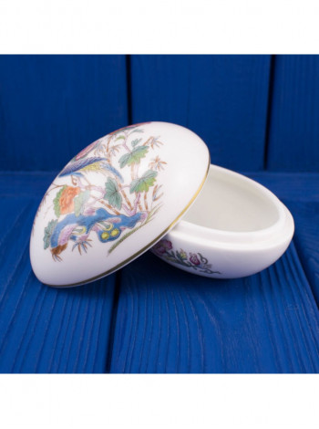 Wedgwood шкатулка Kutani Crane, винтажная, фарфоровая, коллекционная