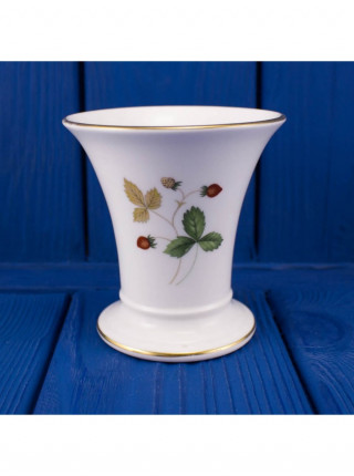 Wedgwood ваза стакан Wild Strawberry, винтажная, фарфоровая
