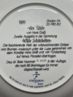Fürstenberg тарелка Am Teich, винтажная, коллекционная, фарфоровая, Wilde Schönheiten