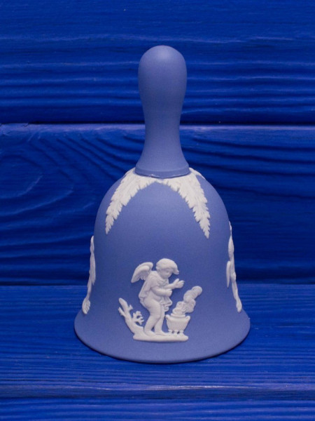 Wedgwood колокольчик Путти, ангел, винтажный, коллекционный, бисквитный фарфор, джаспер