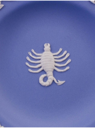 Wedgwood тарелка, блюдце Скорпион, Scorpius, Знаки Зодиака, винтажная, коллекционная, бисквитный фарфор, джаспер