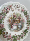 Royal Doulton тарелка Summer (Лето), винтажная, коллекционная, фарфоровая, Ежевичная поляна, Brambly Hedge